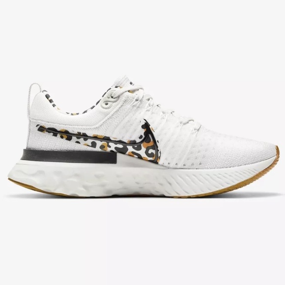 Nike React Infinity Run Flyknit 2 Leopard 5.5 euc - Picture 1 of 7
